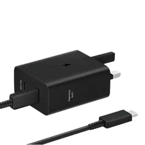 Samsung 50W 3 Pin Power Adapter Duo With Type-C to Type-C Cable