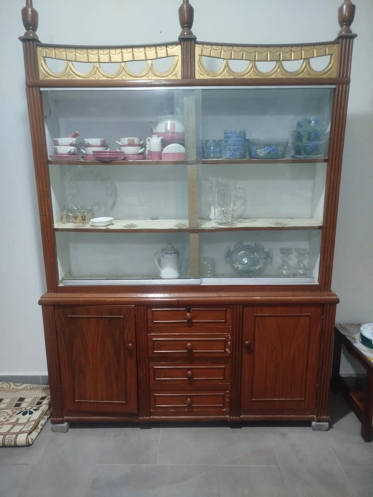 Beautiful Wooden Crockery Cabinet | Dining Room Showcase